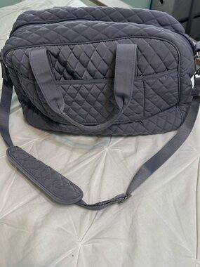 Vera Bradley Gray Weekender Bag